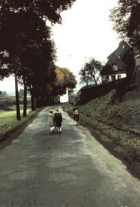 Hauptstraße unter Müllers aus Richtung Eisern1958