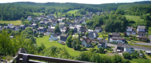 Rinsdorf Blick aus dem Reschert auf's Unterdorf