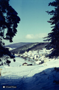 Winter in Rinsdorf Anfang 60er